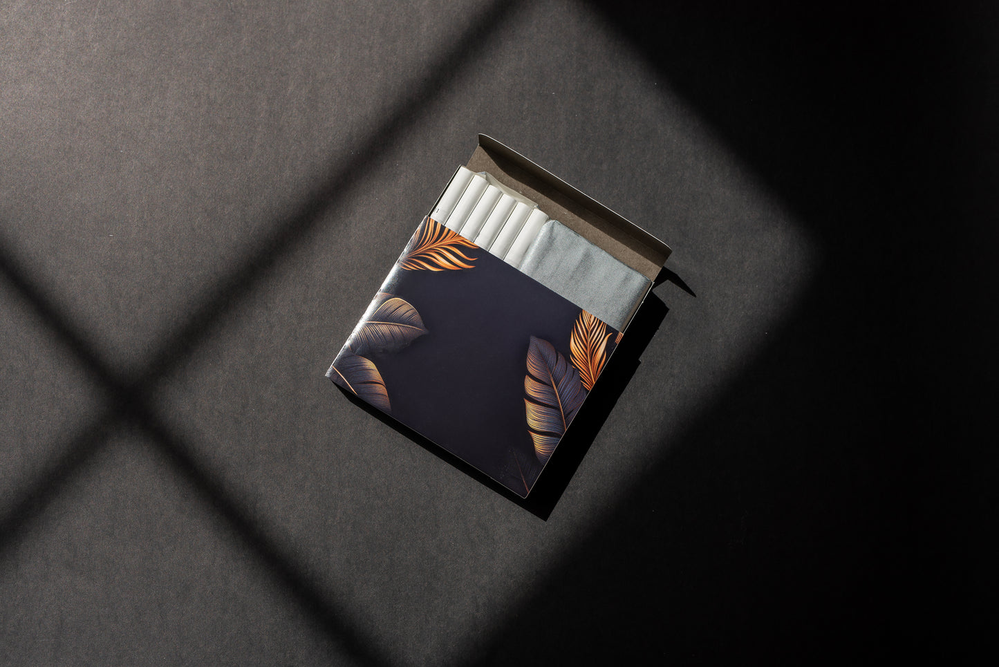 Cigarette Case Feathers